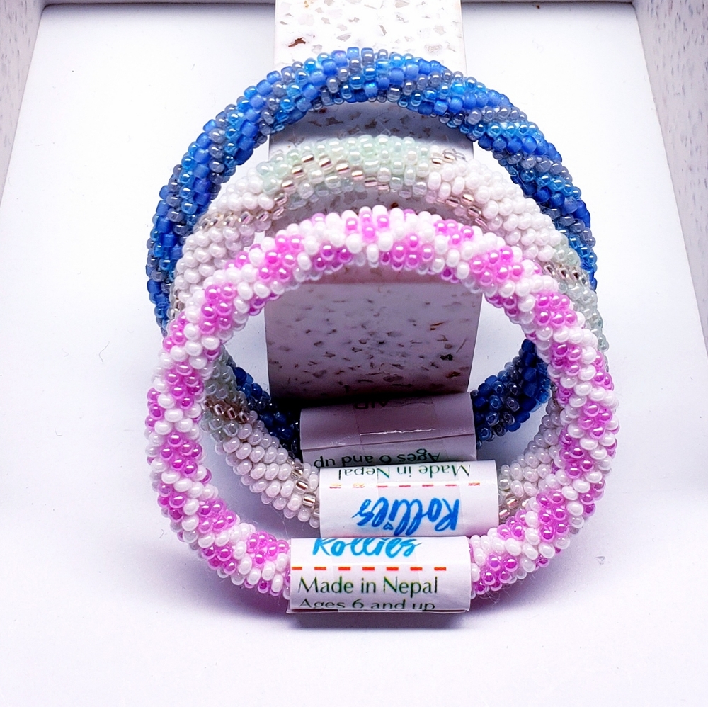 HOP SCOTCH -The Original Rollies® Bracelet for Kids, 6" round, #4(3 pieces)